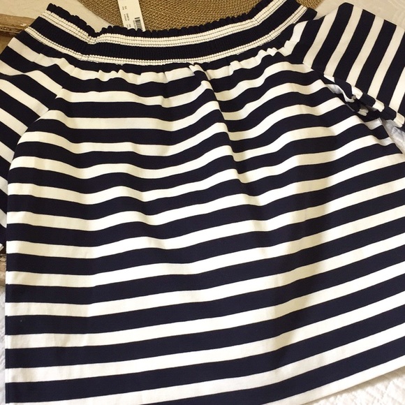 NWT J. Crew Striped Off Shoulder Top - Picture 8 of 13